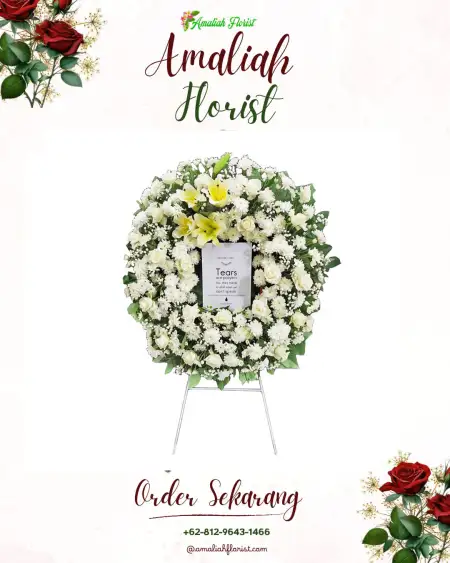 Krans Bunga Duka Pisangan Baru